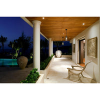 Black Helix Medium Outdoor Pendant