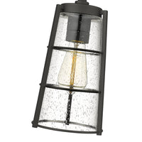 Black Helix Medium Outdoor Pendant