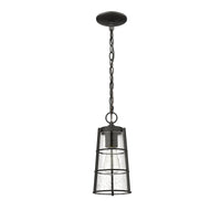 Black Helix Medium Outdoor Pendant
