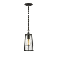 Black Helix Medium Outdoor Pendant
