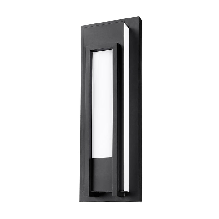 Black Keaton Geometric LED Wall Light