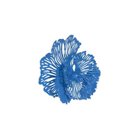 Blue Flower Wall Art, Small - Wall Decor Frame Detail | Bone & Brass