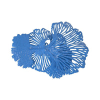 Blue Flower Wall Art, Small - Wall Decor Close Up | Bone & Brass