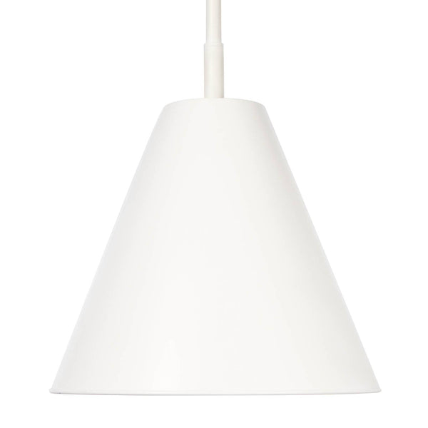 Bluff Outdoor Pendant White - Pendant Detail | Bone & Brass