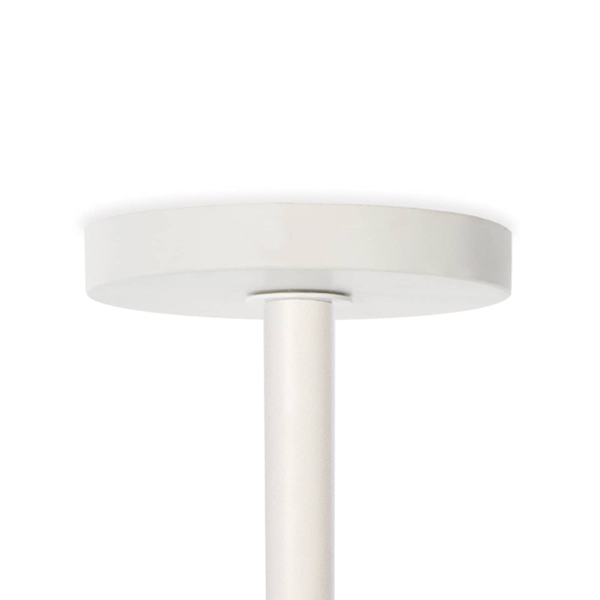 Bluff Outdoor Pendant White - Pendant Close Up | Bone & Brass