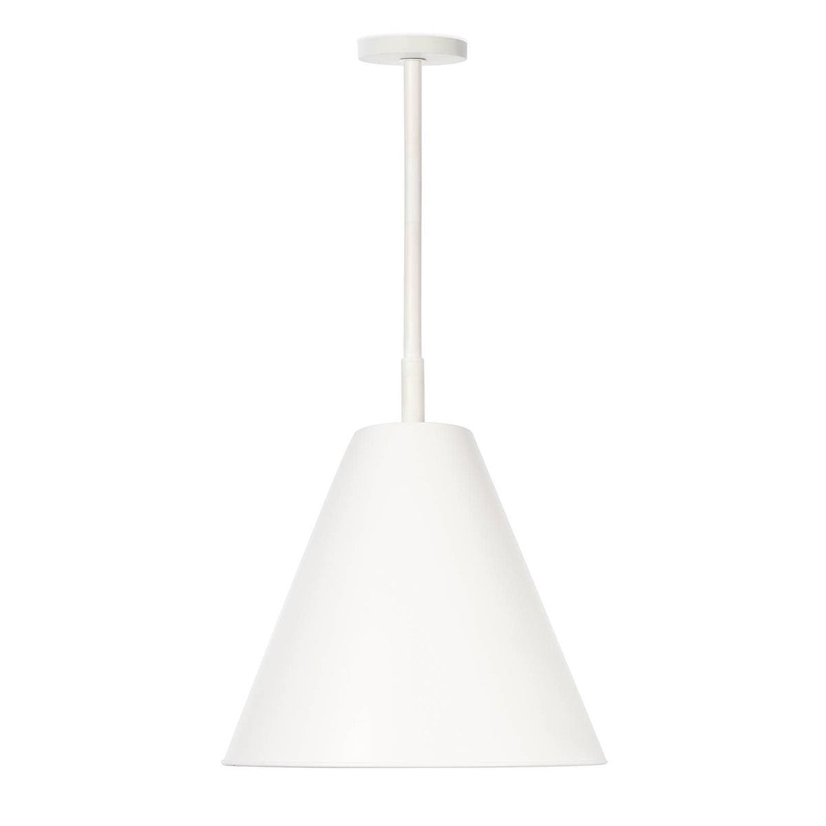 Bluff Outdoor Pendant White | Bone & Brass
