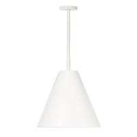 Bluff Outdoor Pendant White | Bone & Brass