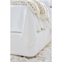 Bobbi Pearl Upholstered Bed - Bed View | Bone & Brass