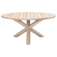 Bally Gray Teak Outdoor Dining Table