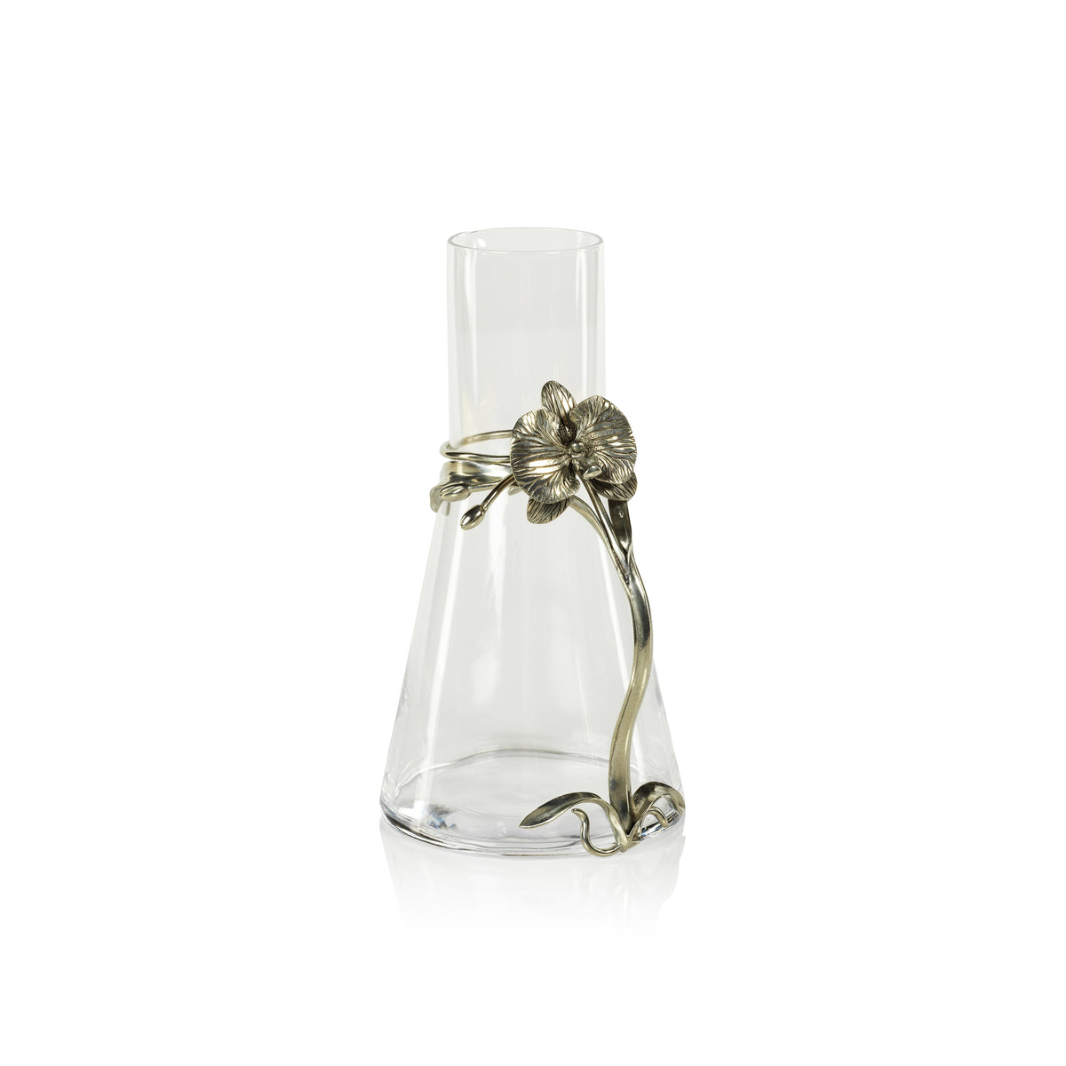 Bogar Orchid Pewter & Glass Pitcher | Bone & Brass