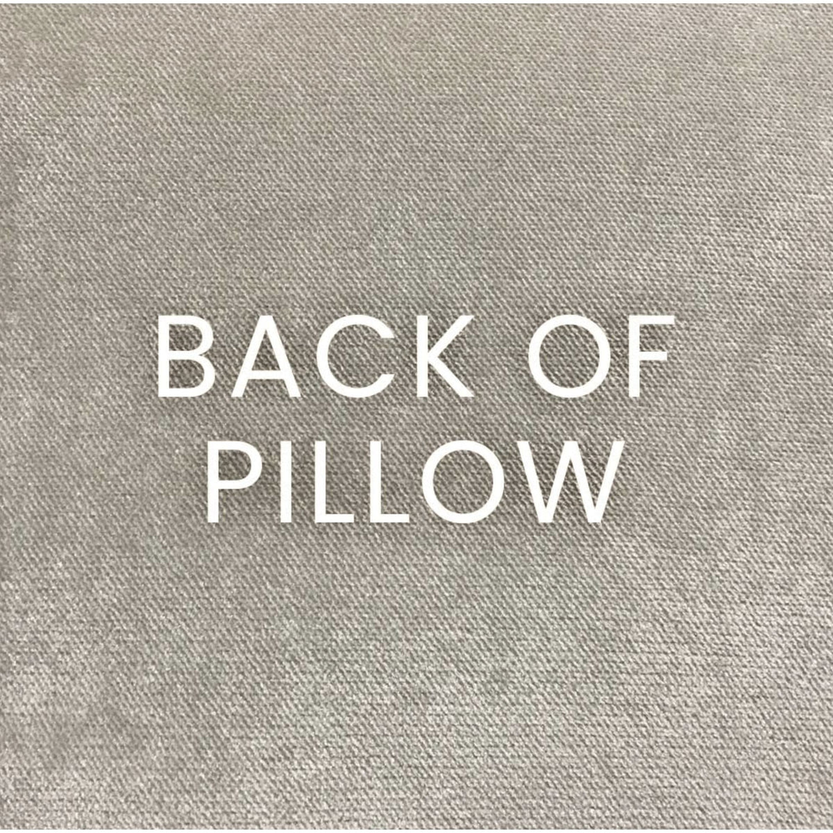 Brix Truffle Throw Pillow, back view, showing the seamless zippered cover and polyester fabric.