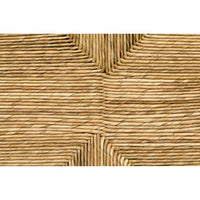 Close-up of natural woven sea grass texture with horizontal and vertical patterns.