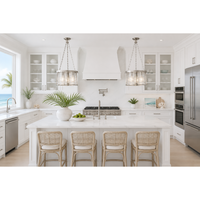 Brushed Nickel Cape Harbor Lighthouse Pendant