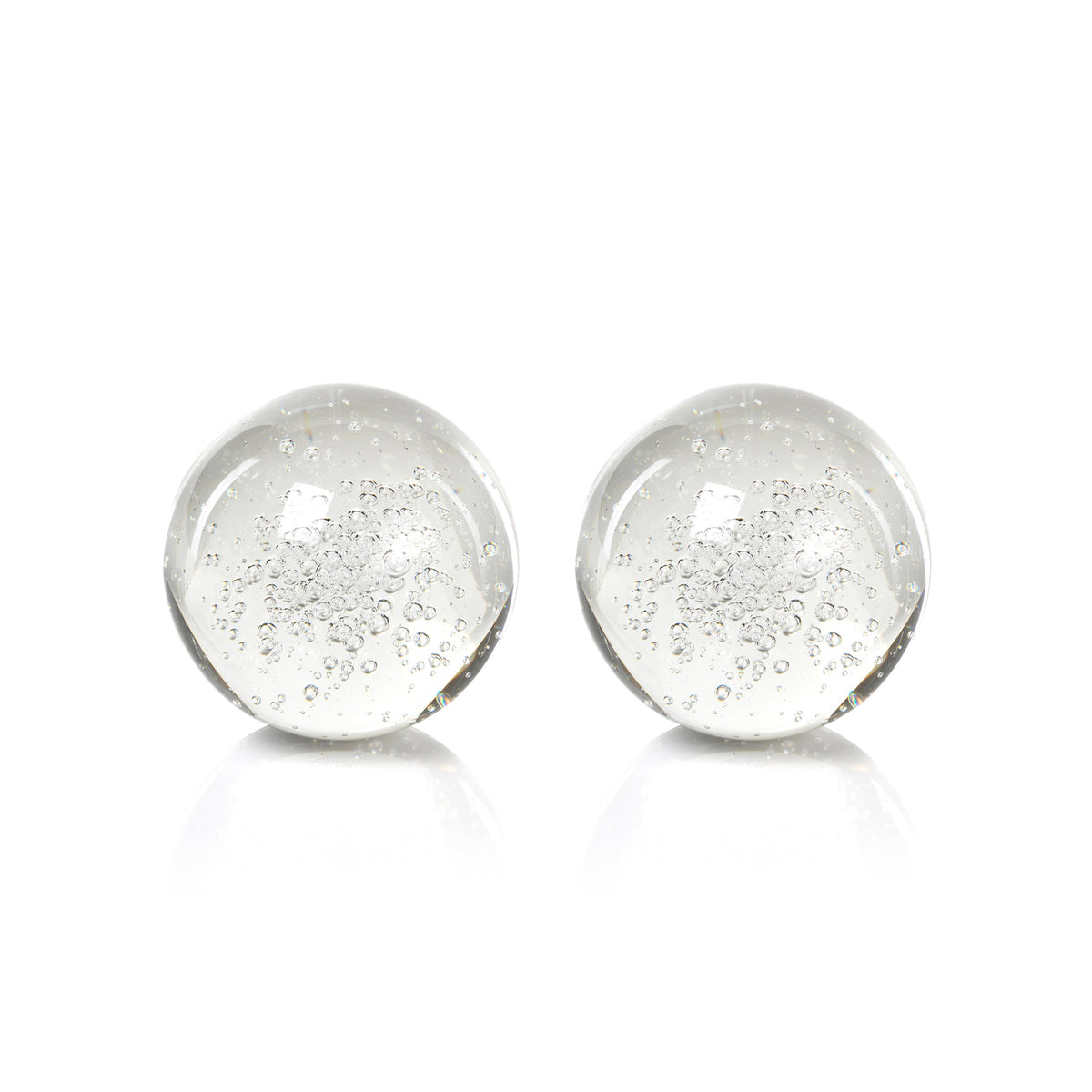 Bubble Crystal Filler Balls - Side View | Bone & Brass