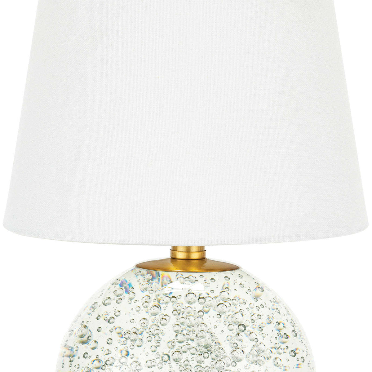 Bulle Crystal Mini Lamp - Lamp Shade Detail | Bone & Brass