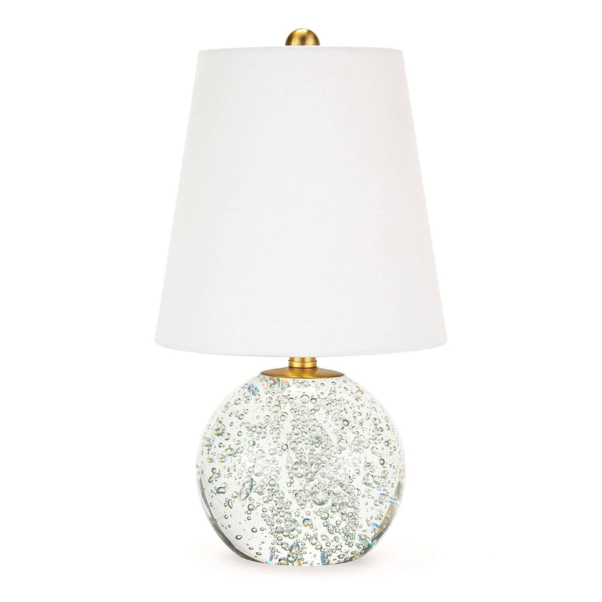 Bulle Crystal Mini Lamp | Bone & Brass