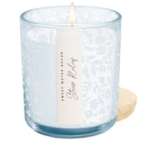 Stress Relief Soy Candle - Blue Tinted Glass Jar - 12 oz | Bone & Brass