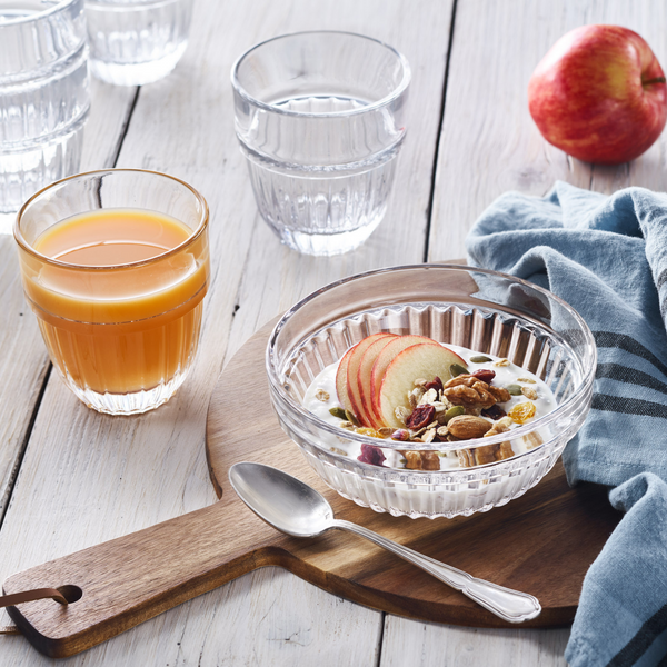 Cédrat Clear Glass Dinner Bowl – Set of 4