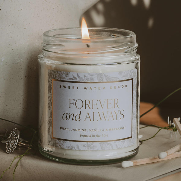 Forever Always Soy Candle - Clear Jar - 9 oz