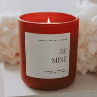 Be Mine Soy Candle - Red Matte Jar - 15 oz