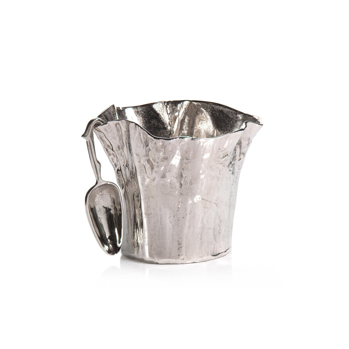 Cado Artisan Aluminum Ice Bucket w/ Scoop | Bone & Brass