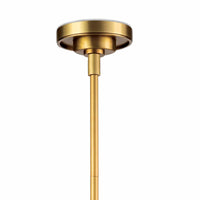 Cafe Pendant Small Natural Brass - Pendant Close Up | Bone & Brass