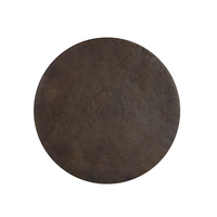 Cale Bronze Aluminum Indoor & Outdoor Coffee Table - Table Detail | Bone & Brass