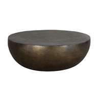 Cale Bronze Aluminum Indoor & Outdoor Coffee Table | Bone & Brass