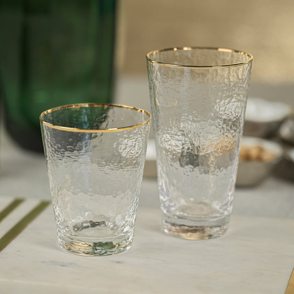 Campolli Tapered Highball Glasses, Set of 4 - Glass Detail | Bone & Brass
