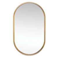 Canal Natural Brass Mirror | Bone & Brass