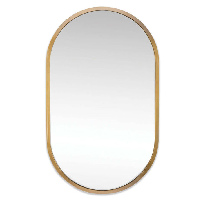 Canal Natural Brass Mirror | Bone & Brass