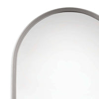 Canal Polished Nickel Mirror - Mirror Detail | Bone & Brass