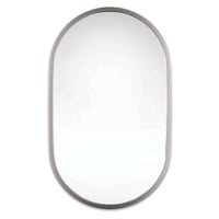 Canal Polished Nickel Mirror | Bone & Brass