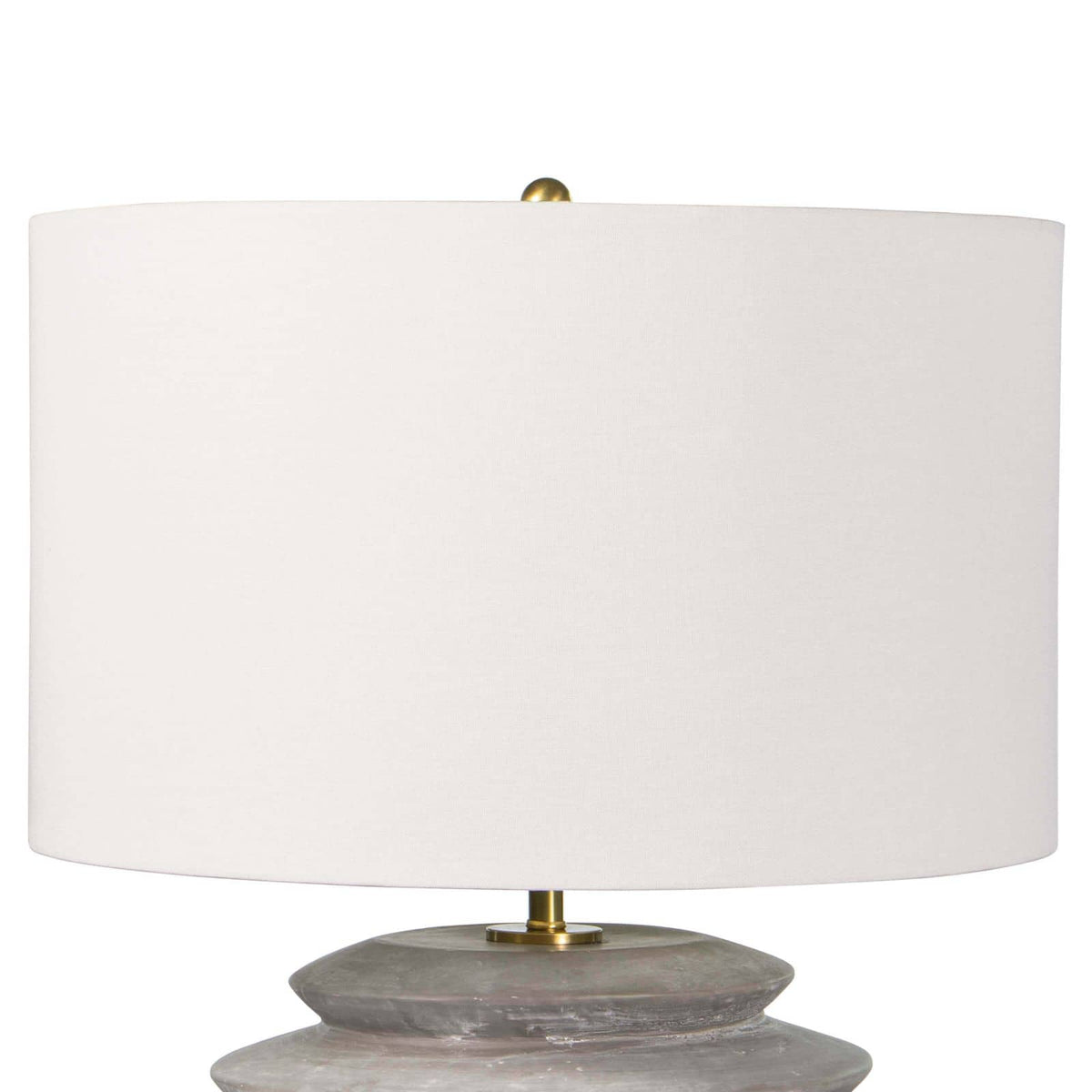 Canyon Ceramic Table Lamp - Lamp Detail | Bone & Brass