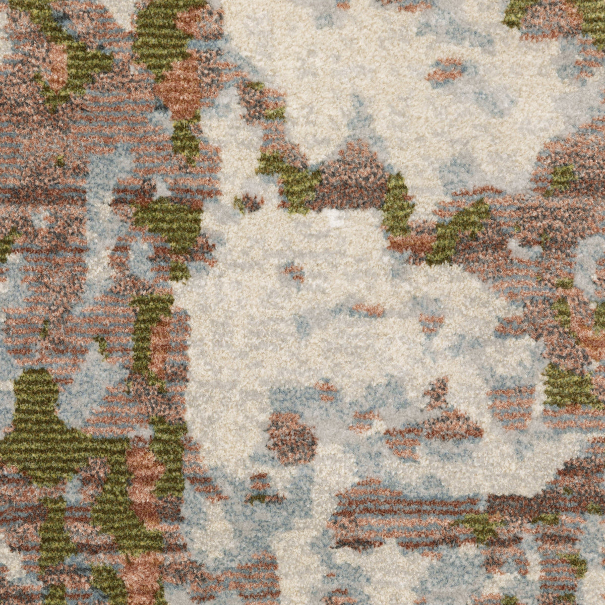 Caravan Beige & Copper Contemporary Rug with textured, multi-level surface and natural-inspired pattern.