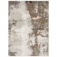 Caravan Beige & Copper Contemporary Rug with textured, multi-level surface and natural-inspired pattern.