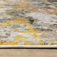 Caravan Charcoal Multi-Colored Contemporary Rug with textured, multi-level surface and nature-inspired tones.