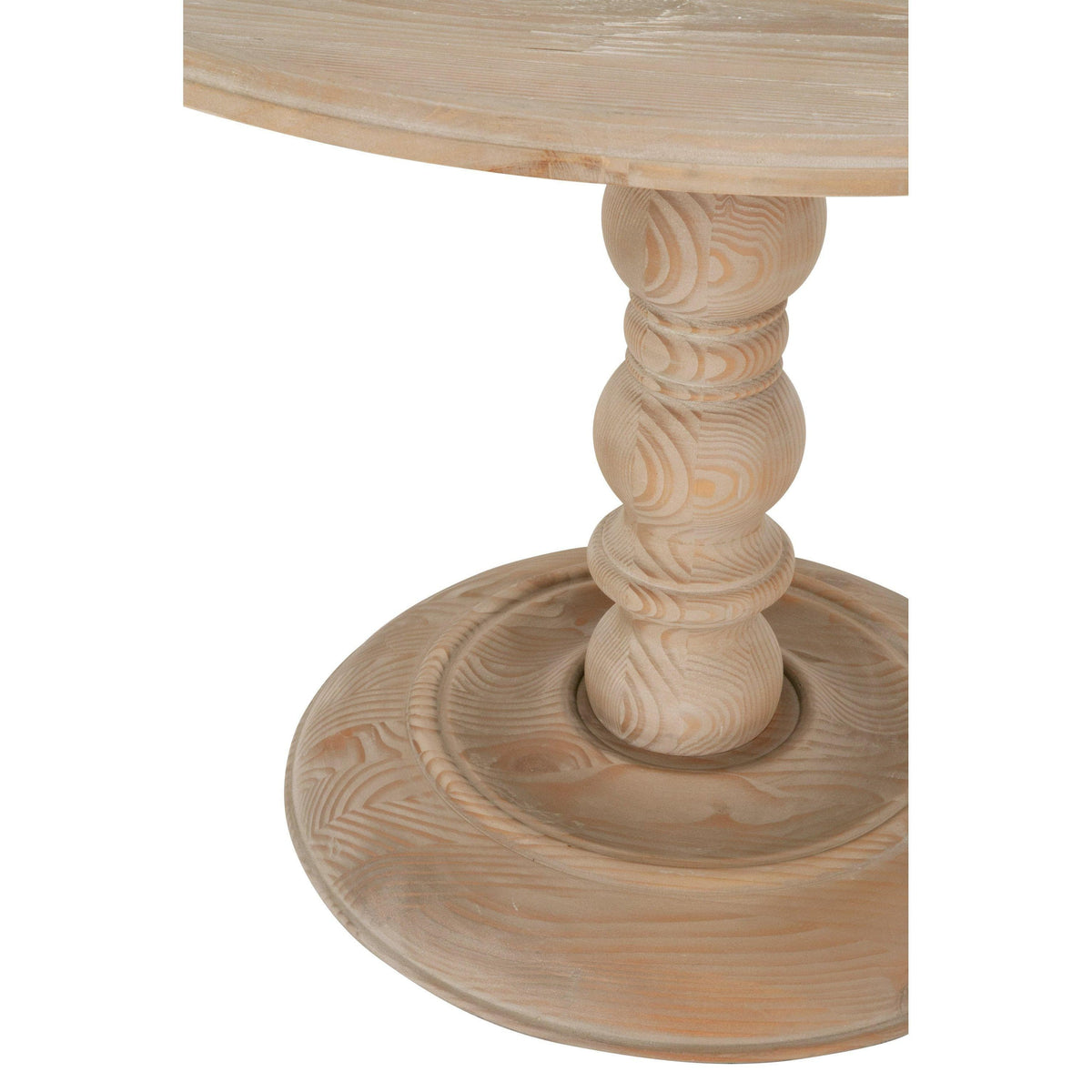 Carla Gray Pine Dining Table - Table Top View | Bone & Brass