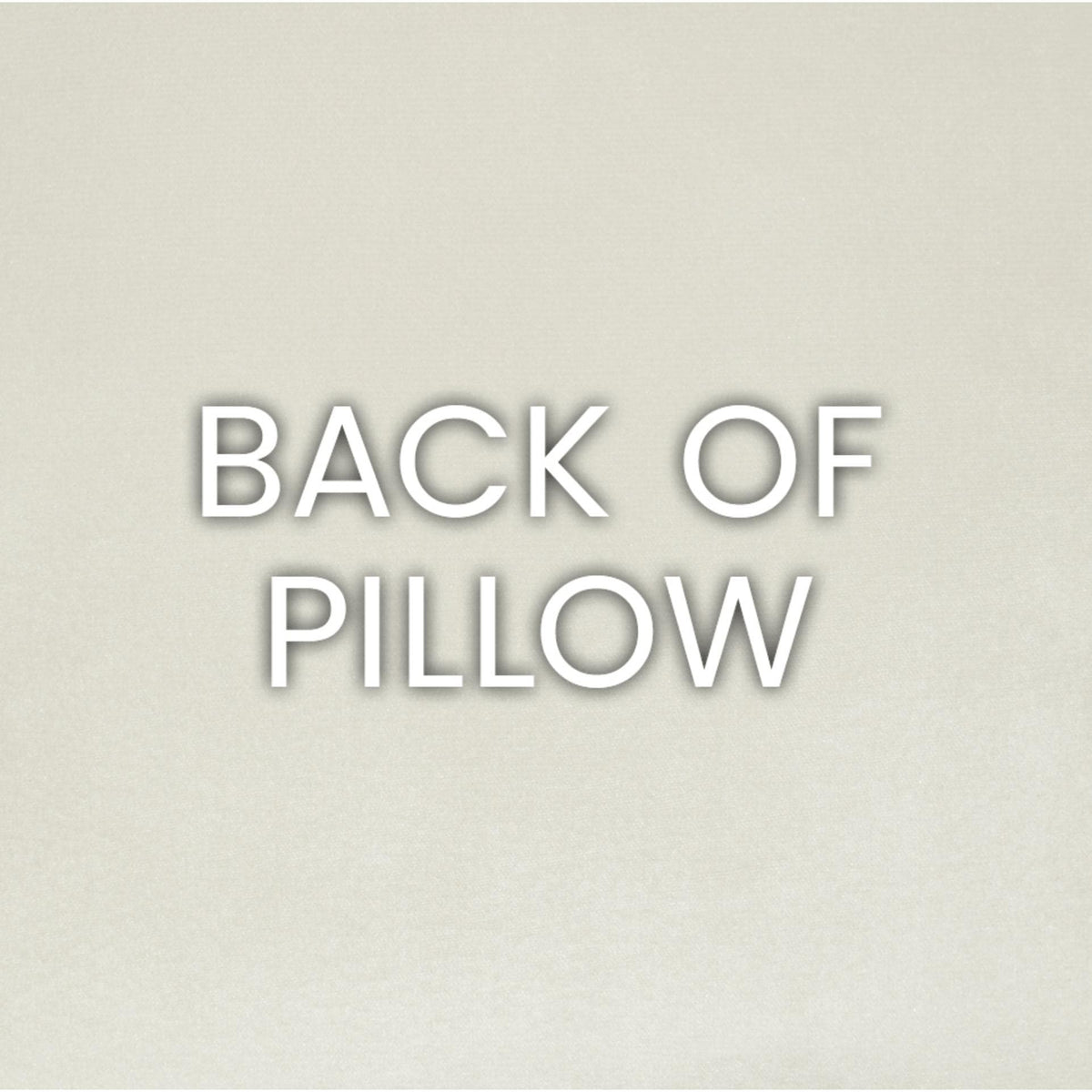 Carlyle Blush Decorative Throw Pillow, showing the back of the pillow.