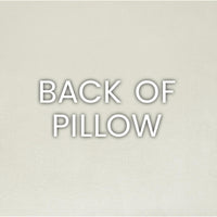 Carlyle Blush Decorative Throw Pillow, showing the back of the pillow.