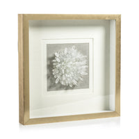 Carney Gold Framed Crystal Flower Wall Décor | Bone & Brass
