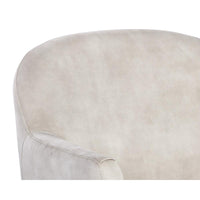 Casey Nono Cream Swivel Lounge Chair - Chair View | Bone & Brass