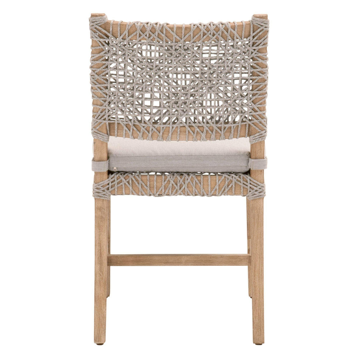 Cassie Taupe Rope Dining Chair, Set of 2 - Outdoor Chair Detail | Bone & Brass