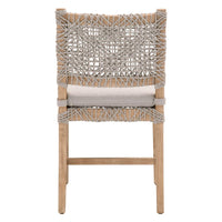Cassie Taupe Rope Dining Chair, Set of 2 - Outdoor Chair Detail | Bone & Brass