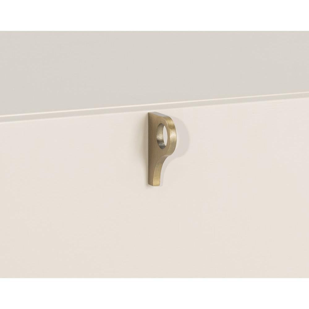 Celine Nightstand Cream - Nightstand Top View | Bone & Brass