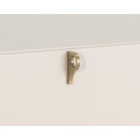 Celine Nightstand Cream - Nightstand Top View | Bone & Brass