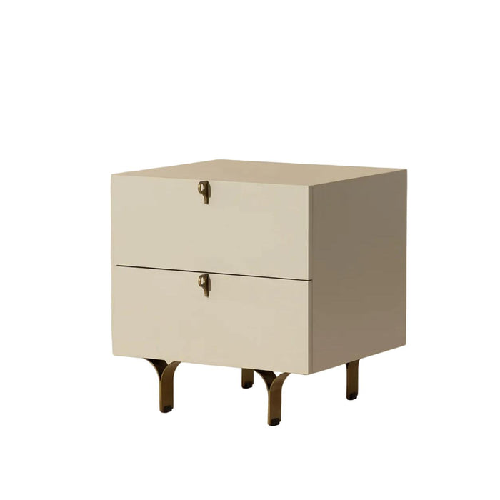 Celine Nightstand Cream | Bone & Brass