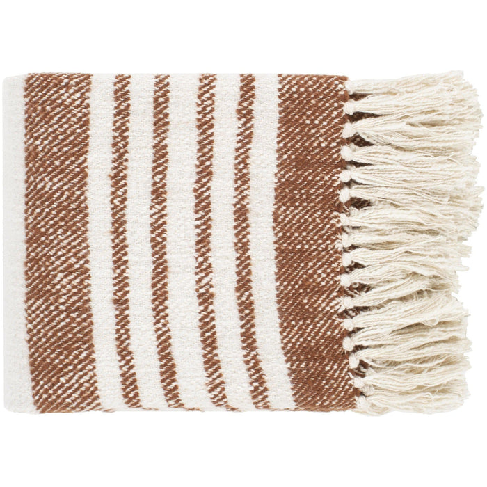 Chamonix Brown & Cream Throw | Bone & Brass