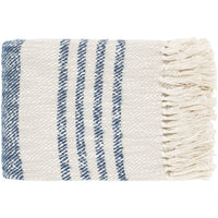 Chamonix Navy & Cream Throw | Bone & Brass