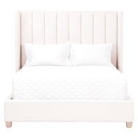 Conrad Cream Velvet Upholstered Bed